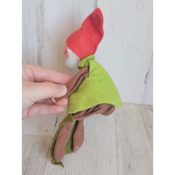 vintage Annalee 1963 elf vest gnome green red Xmas collectible - Picture 4 of 6